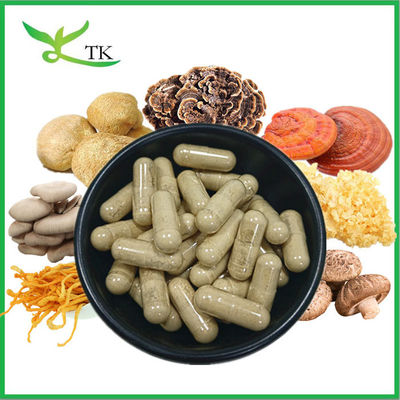 Wholesale 100% Pure Natural 8 In 1 Mushroom Powder Mushroom Capsules Bulk