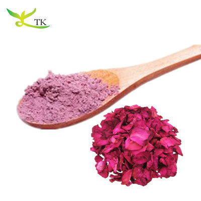 Natural Dried Rose Petals Instant Powder Red Rose Petal Powder for Food and Beverage