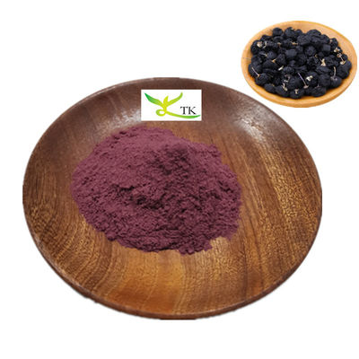100% Natural Chinese Black Goji Berry Powder Black Wolfberry Fruit Extract 1%~25% Anthocyanin