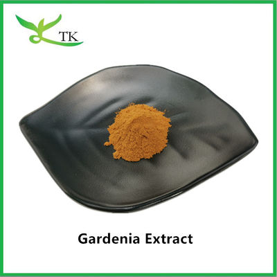 Pure Natural Food Grade Gardenia Jasminoides Extract Powder Geniposide 10%