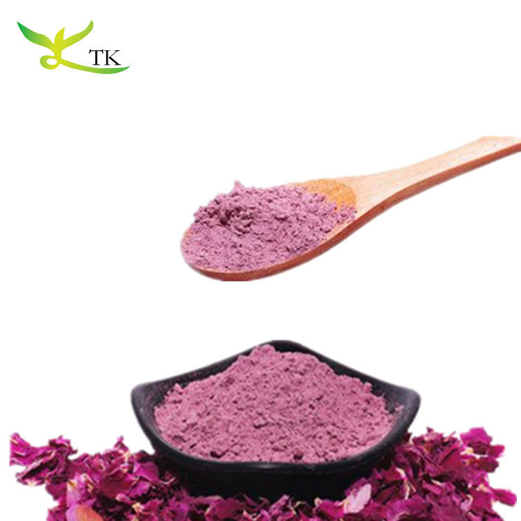 Natural Dried Rose Petals Instant Powder Red Rose Petal Powder for Food and Beverage