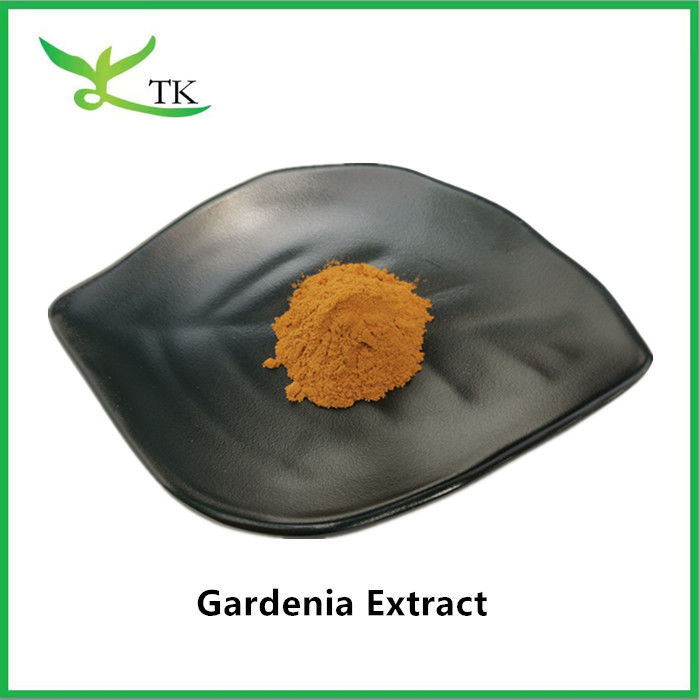 Pure Natural Food Grade Gardenia Jasminoides Extract Powder Geniposide 10%