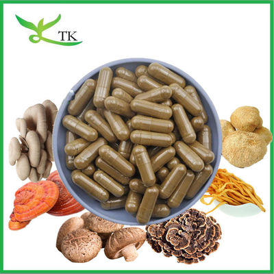 थोक शेर की चटनी Cordyceps टर्की पूंछ Maitake Reishi Chaga मशरूम निकालने पाउडर कैप्सूल