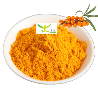 100% शुद्ध प्राकृतिक फ्रीज सूखे सी बकथॉर्न बेरी फल पाउडर खाद्य ग्रेड